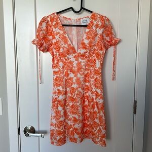 Hello Molly, orange foral